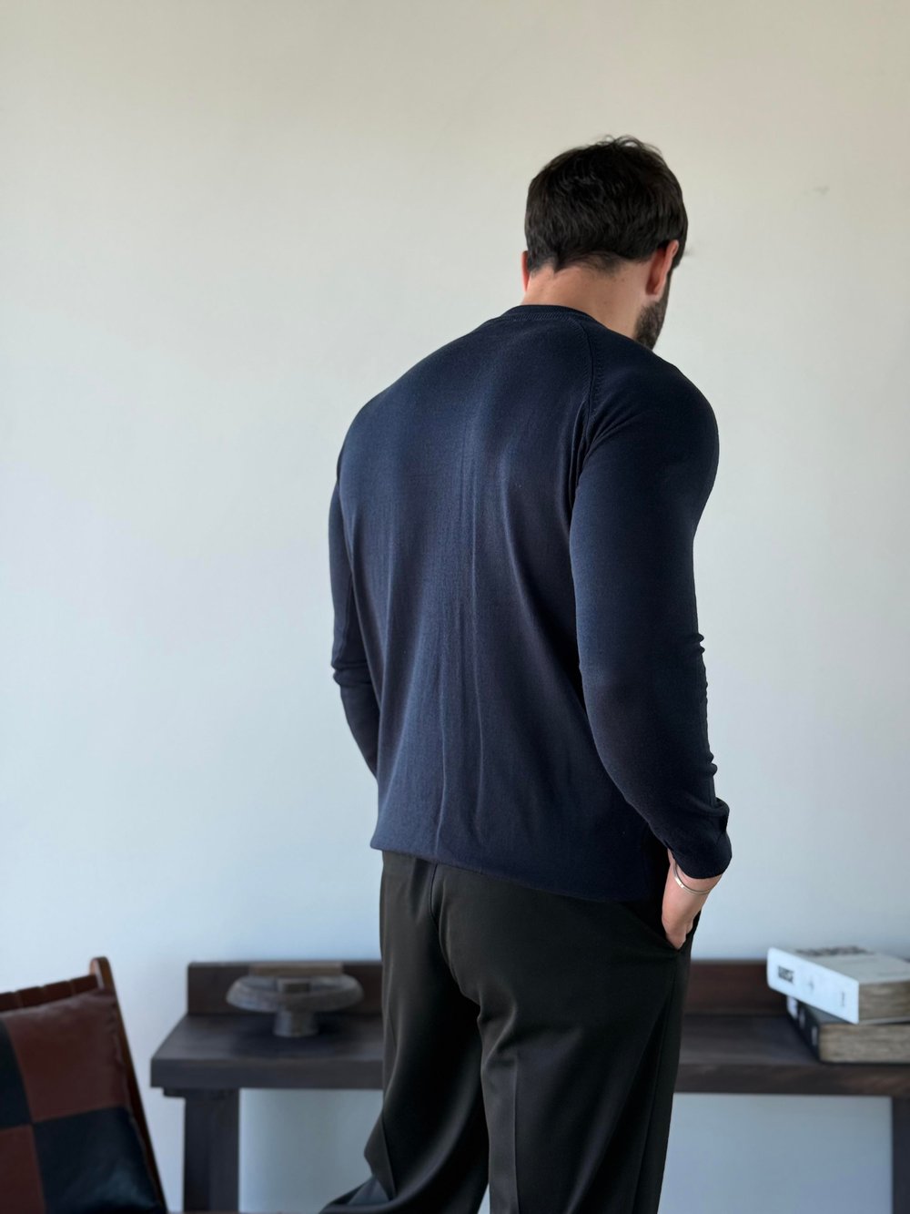 Marcelo Yarım Balıkçı Lacivert Triko