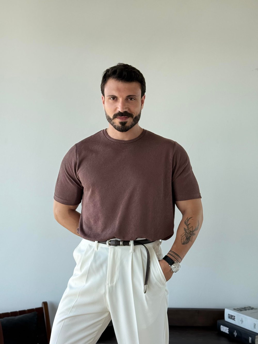 Martino Açık Kahve Tişört