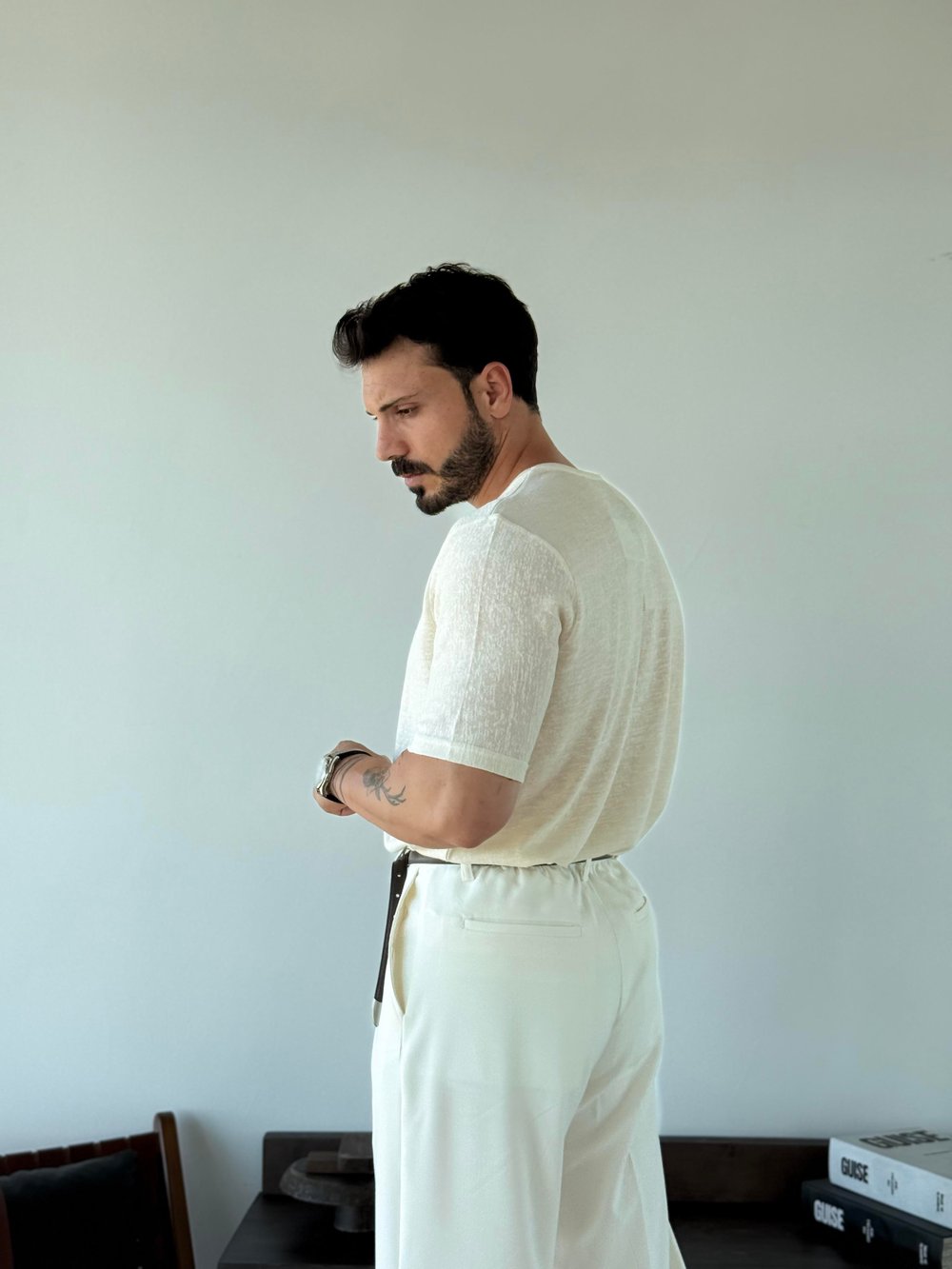 Martino Ekru Tişört