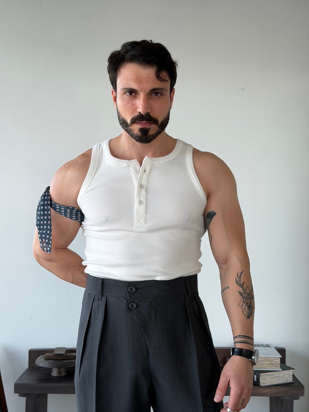 Nox Henley Ekru Atlet