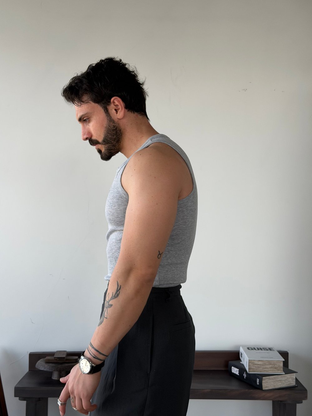 Nox Henley Gri Atlet