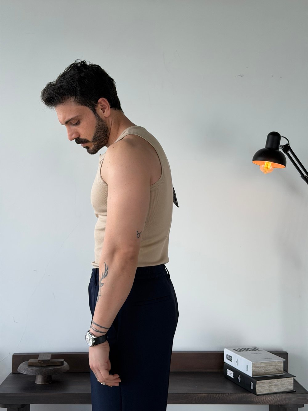 Nox Henley Bej Atlet