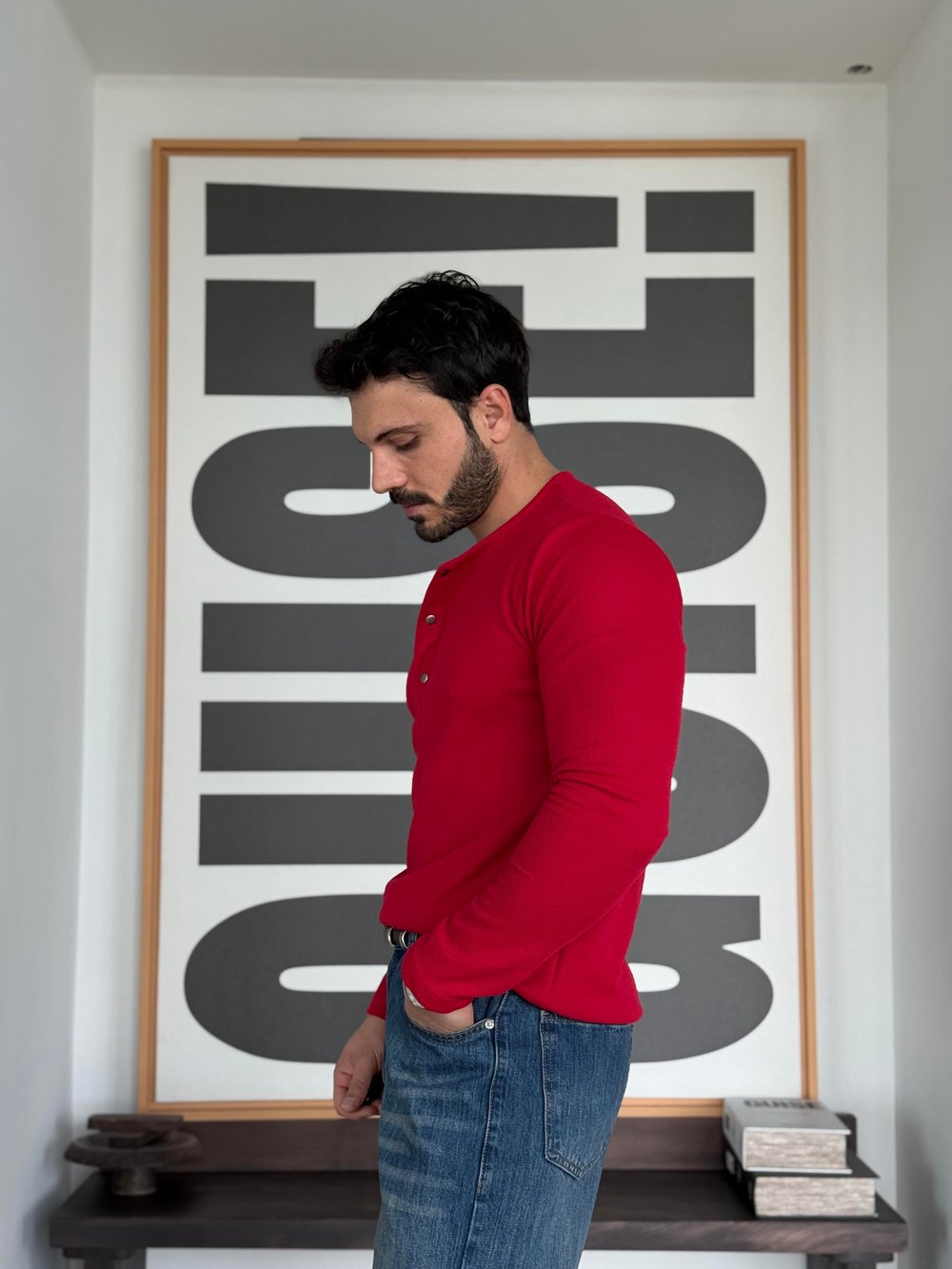 Oblea Henley Kırmızı Sweat 