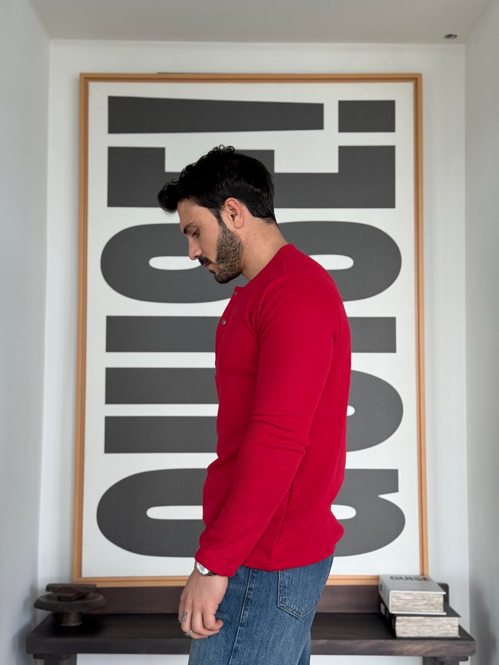 Oblea Henley Kırmızı Sweat 