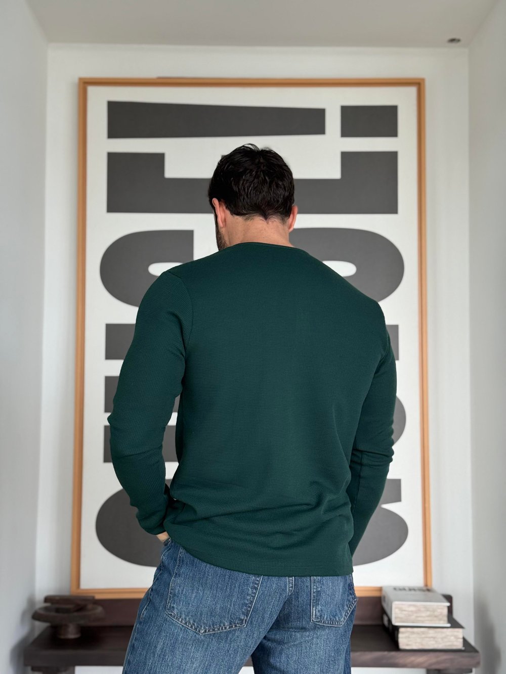 Oblea Henley Zümrüt Sweat