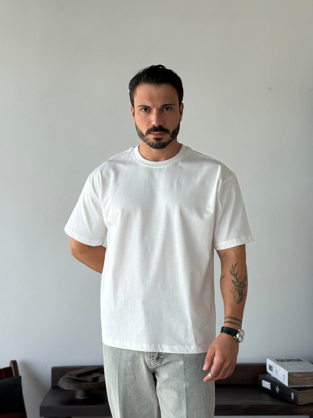 Olite Premium Beyaz Tişört