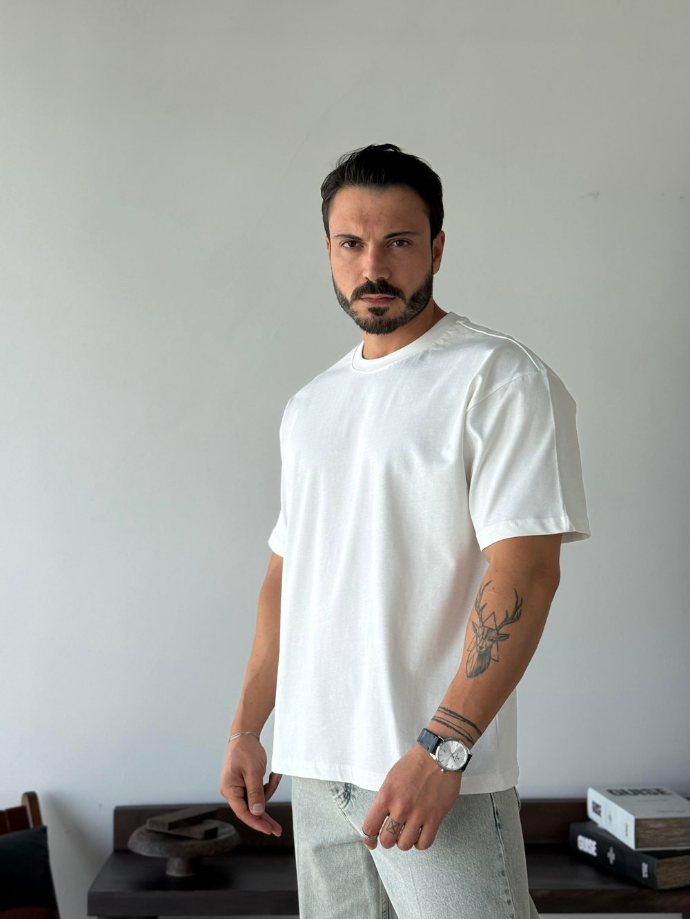 Olite Premium Beyaz Tişört
