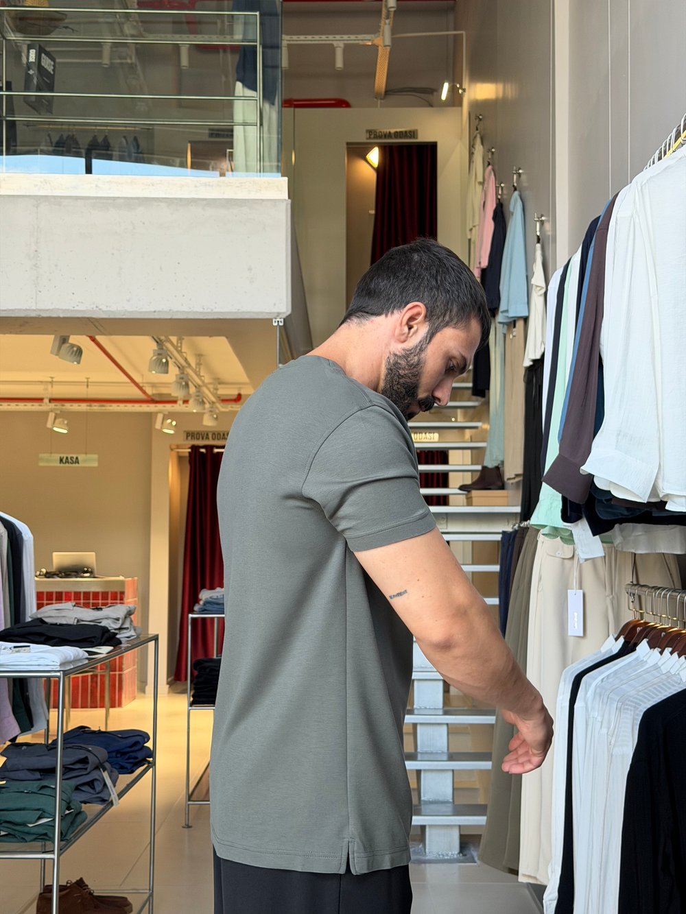Oris Oysho Modal Haki Tişört