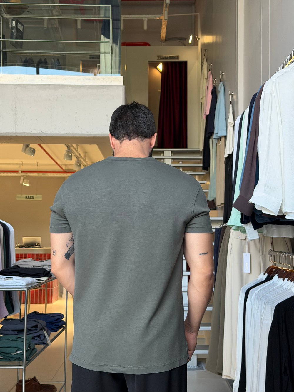 Oris Oysho Modal Haki Tişört