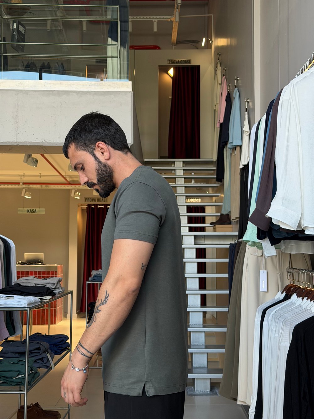 Oris Oysho Modal Haki Tişört