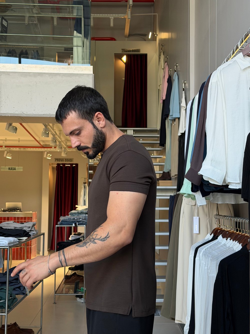 Oris Oysho Modal Kahverengi Tişört