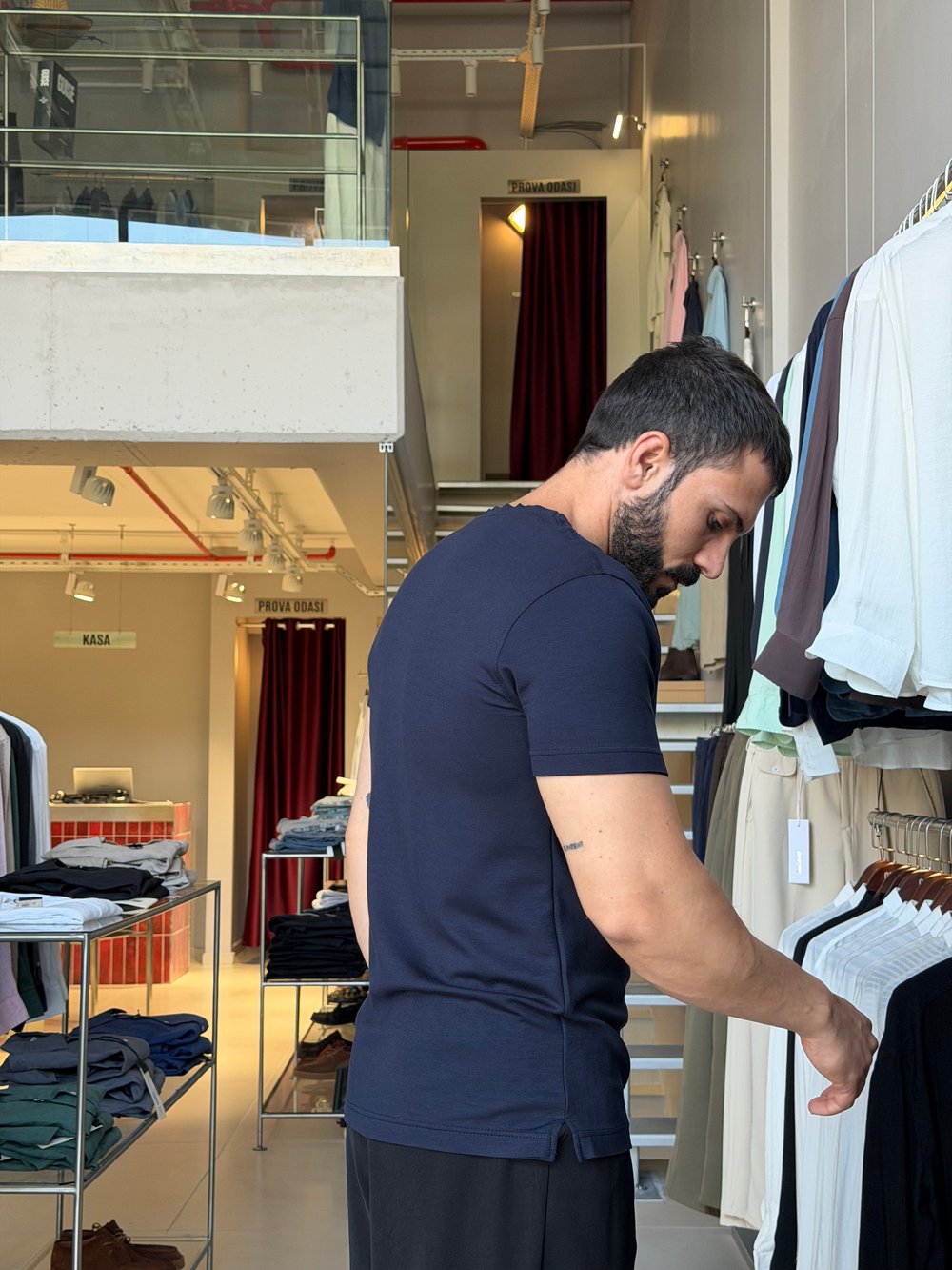 Oris Oysho Modal Lacivert Tişört