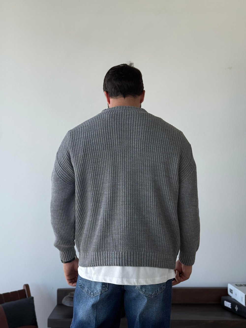 Pisa Grey Örme Triko