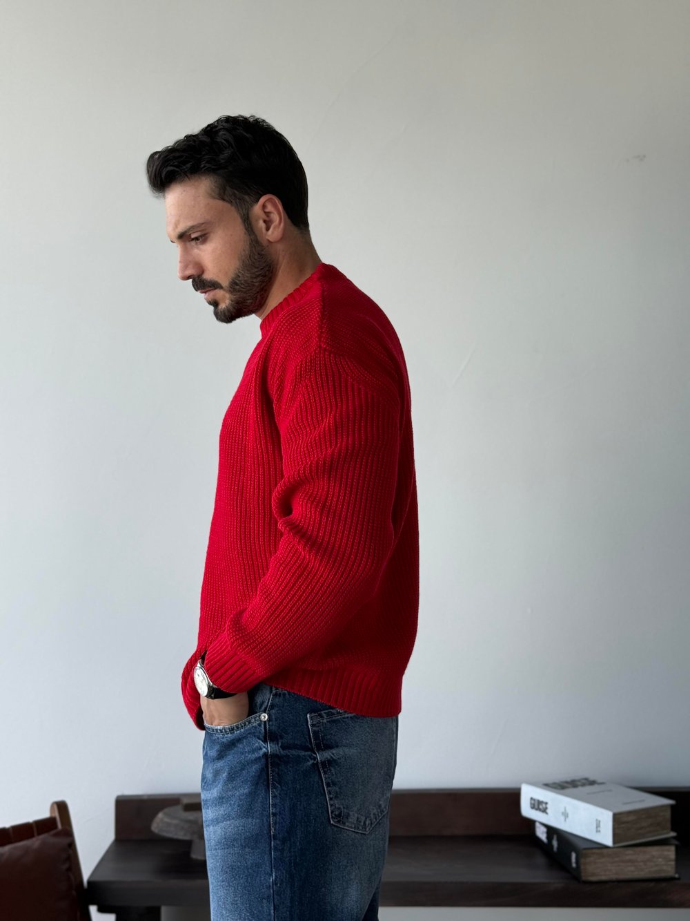 Pisa Kırmızı Örme Triko