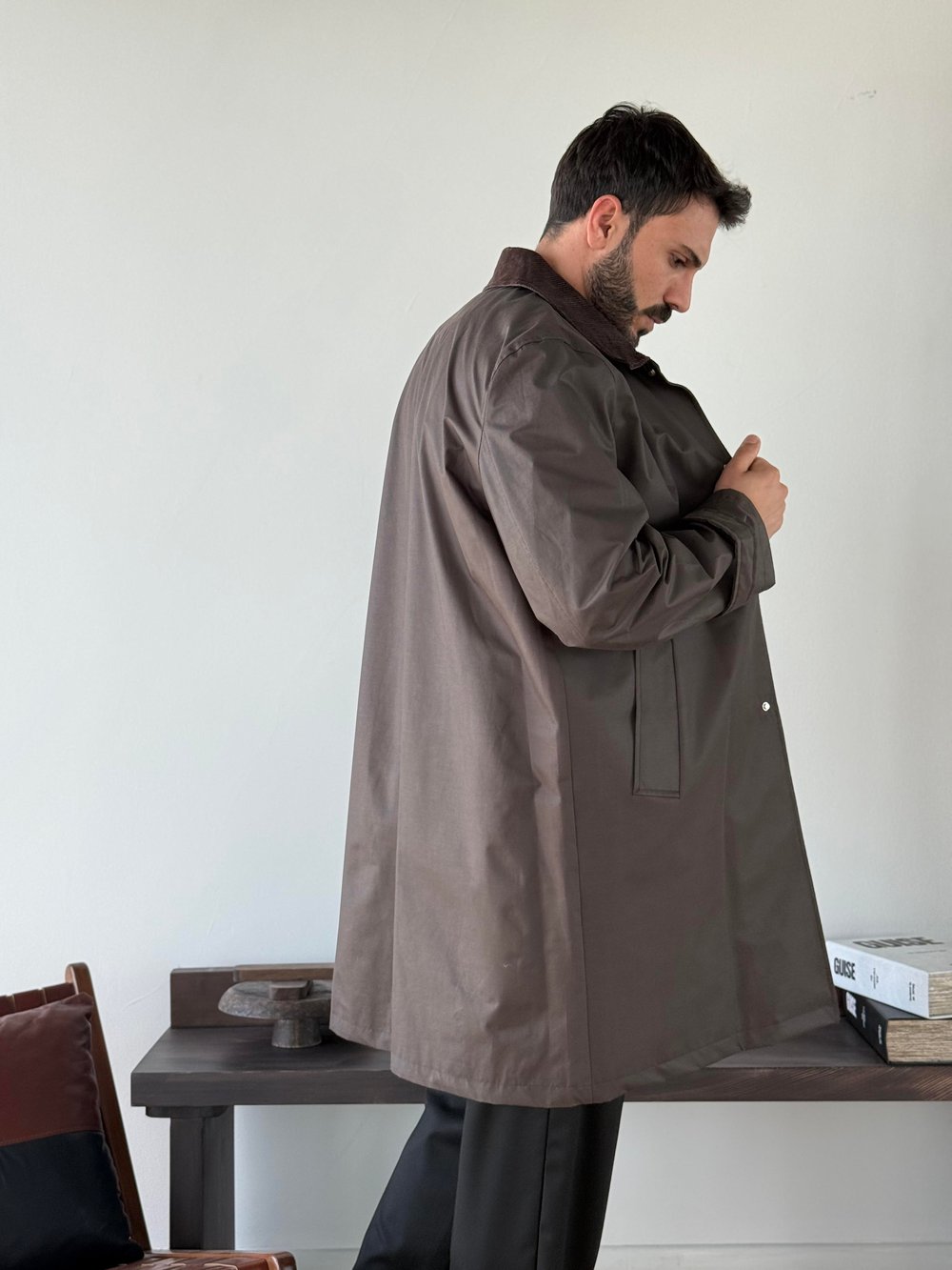 Regent Haki-Brown Trençkot