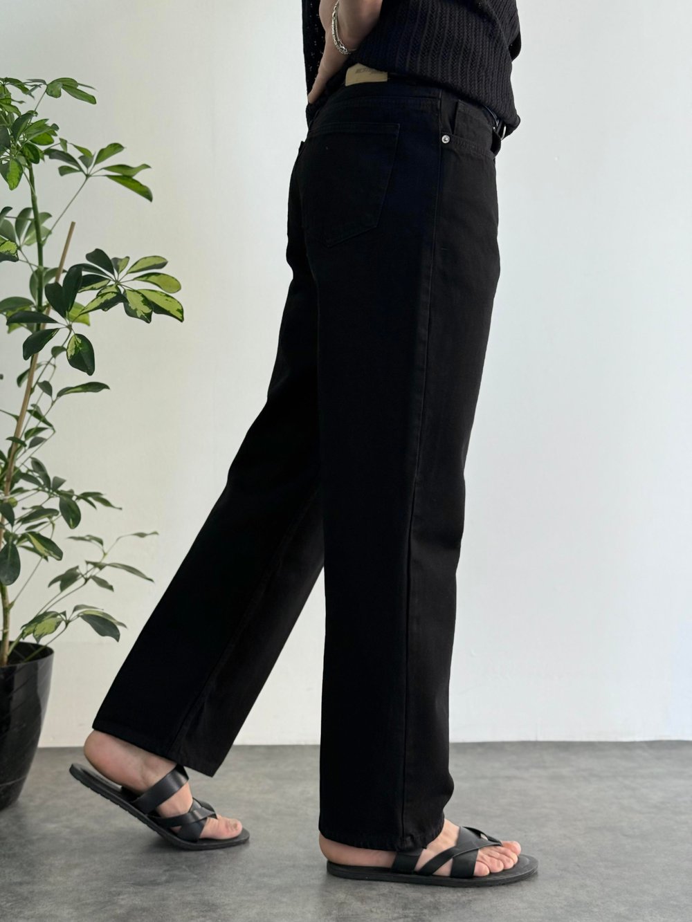 Retro Black Denim