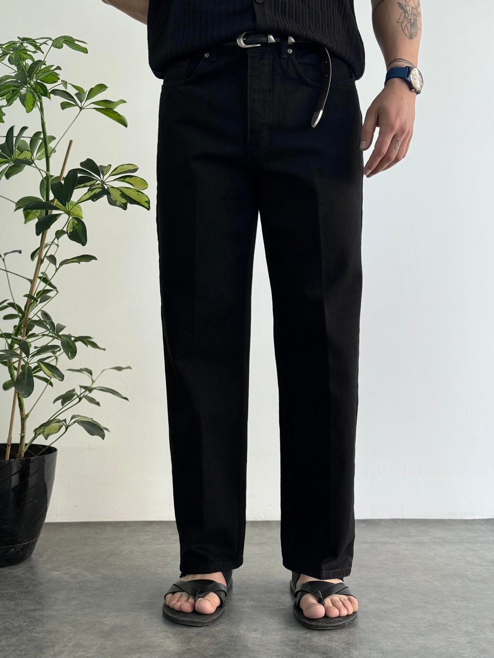 Retro Black Denim