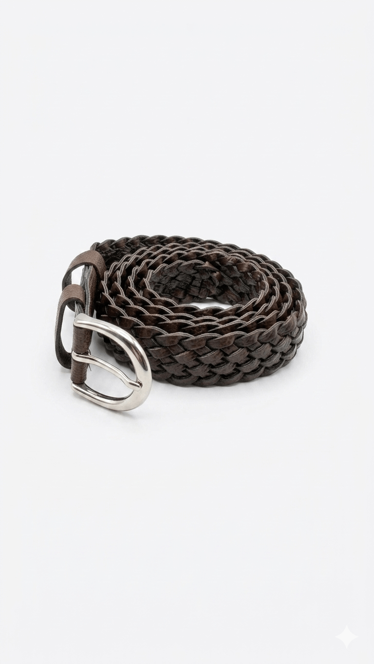 Robben Kahverengi Örgü Kemer