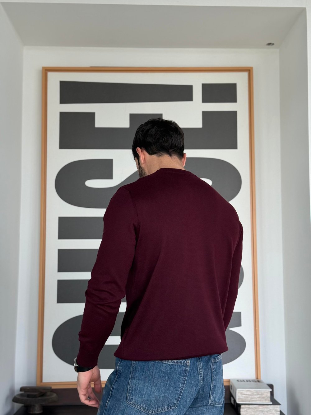Rodrigo Basic İnce Bordo Triko
