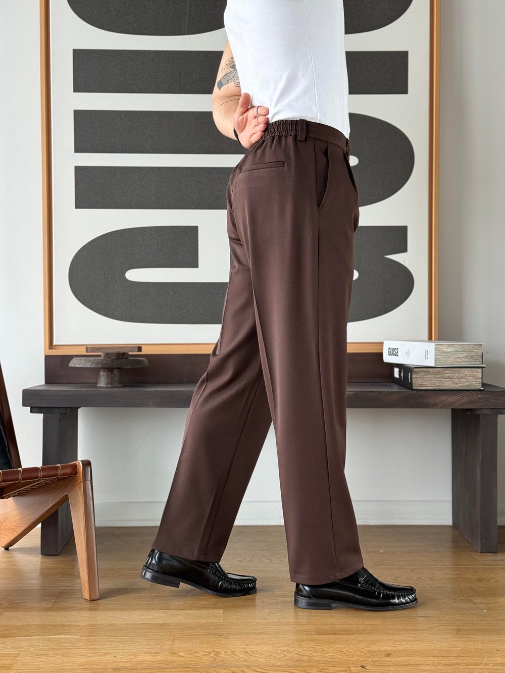 Sedna Kahve Baggy Pantolon