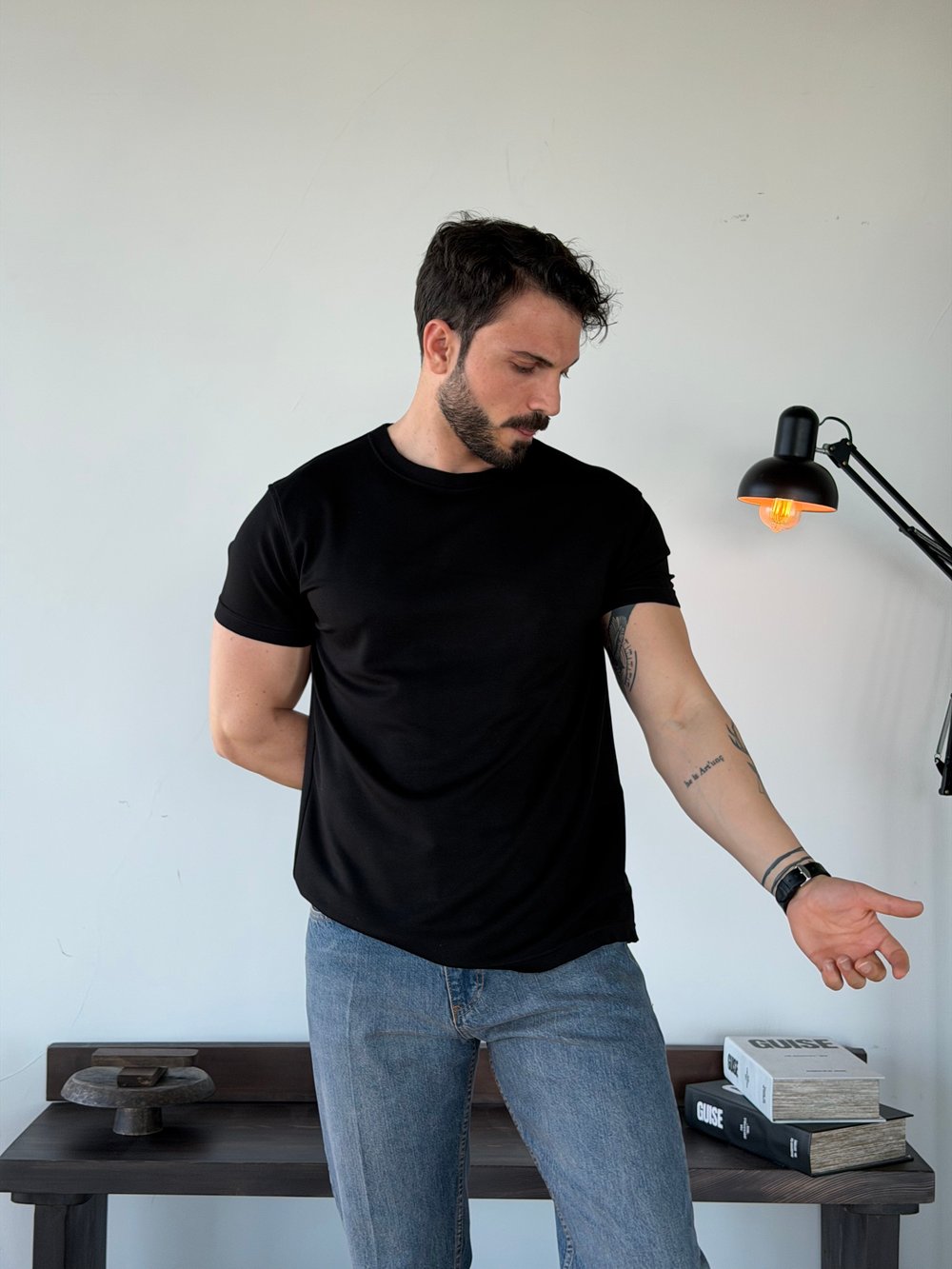 Oris Oysho Modal Siyah Tişört