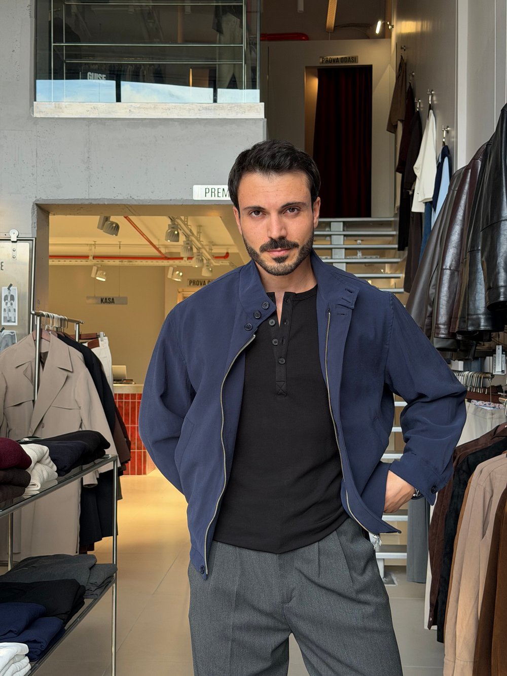 Tonny Lacivert Modal Ceket