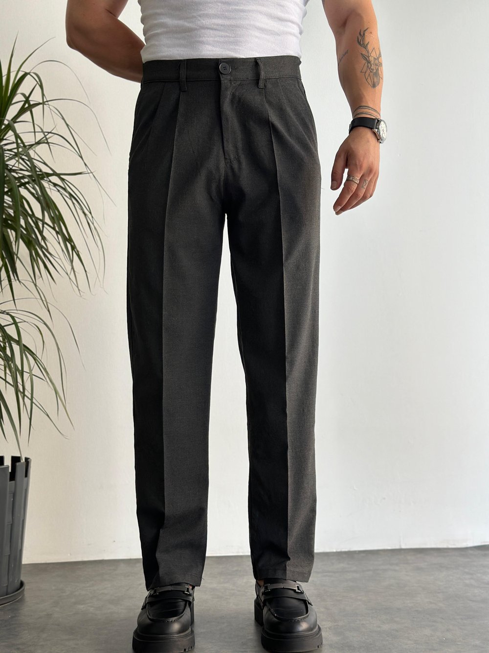Venüs Antrasit Baggy Pantolon