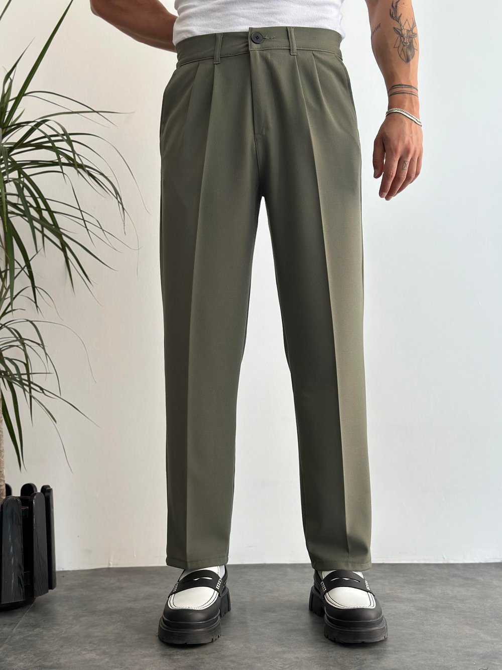 Venüs Haki Baggy Pantolon
