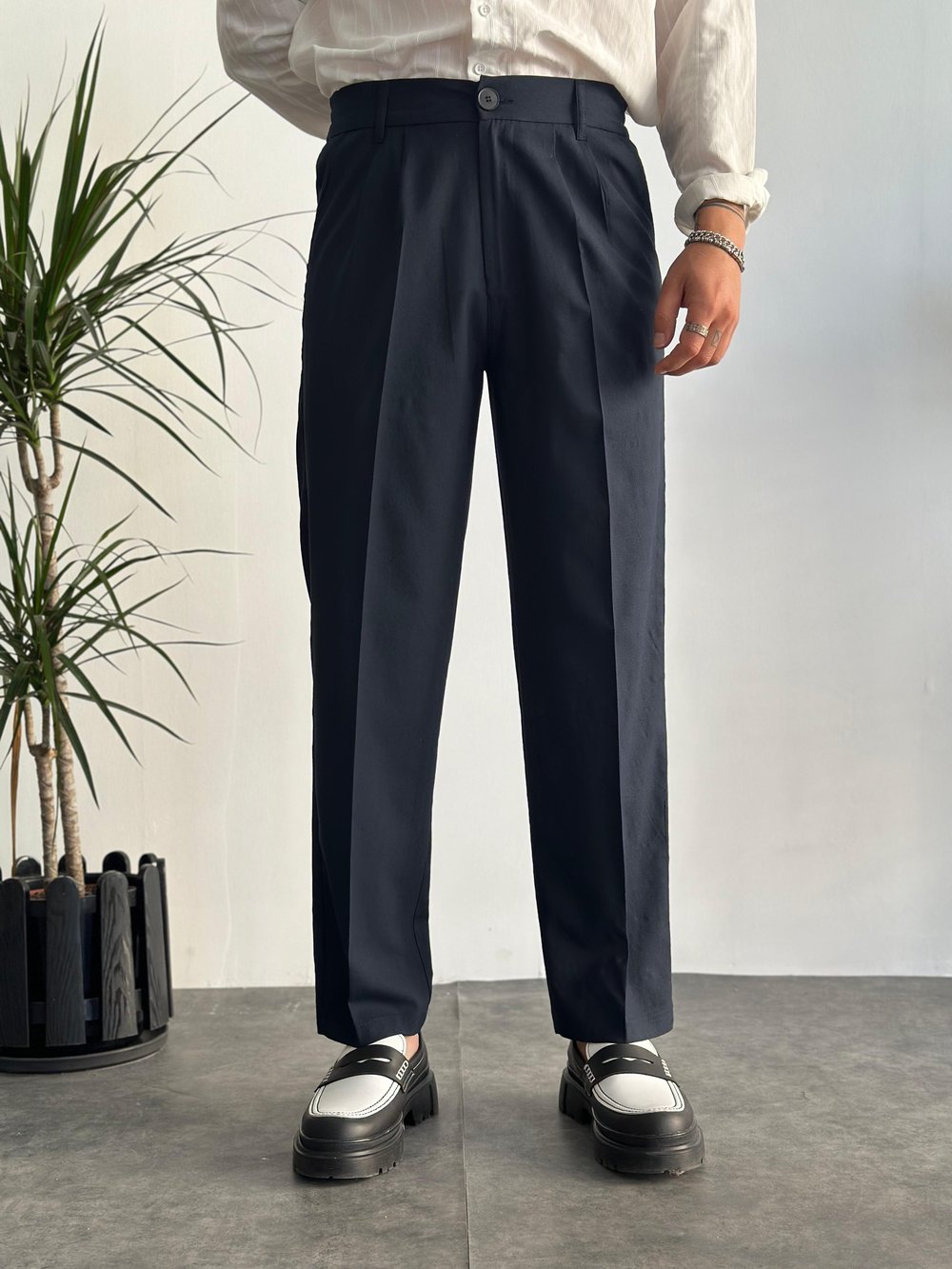 Venüs Lacivert Baggy Pantolon