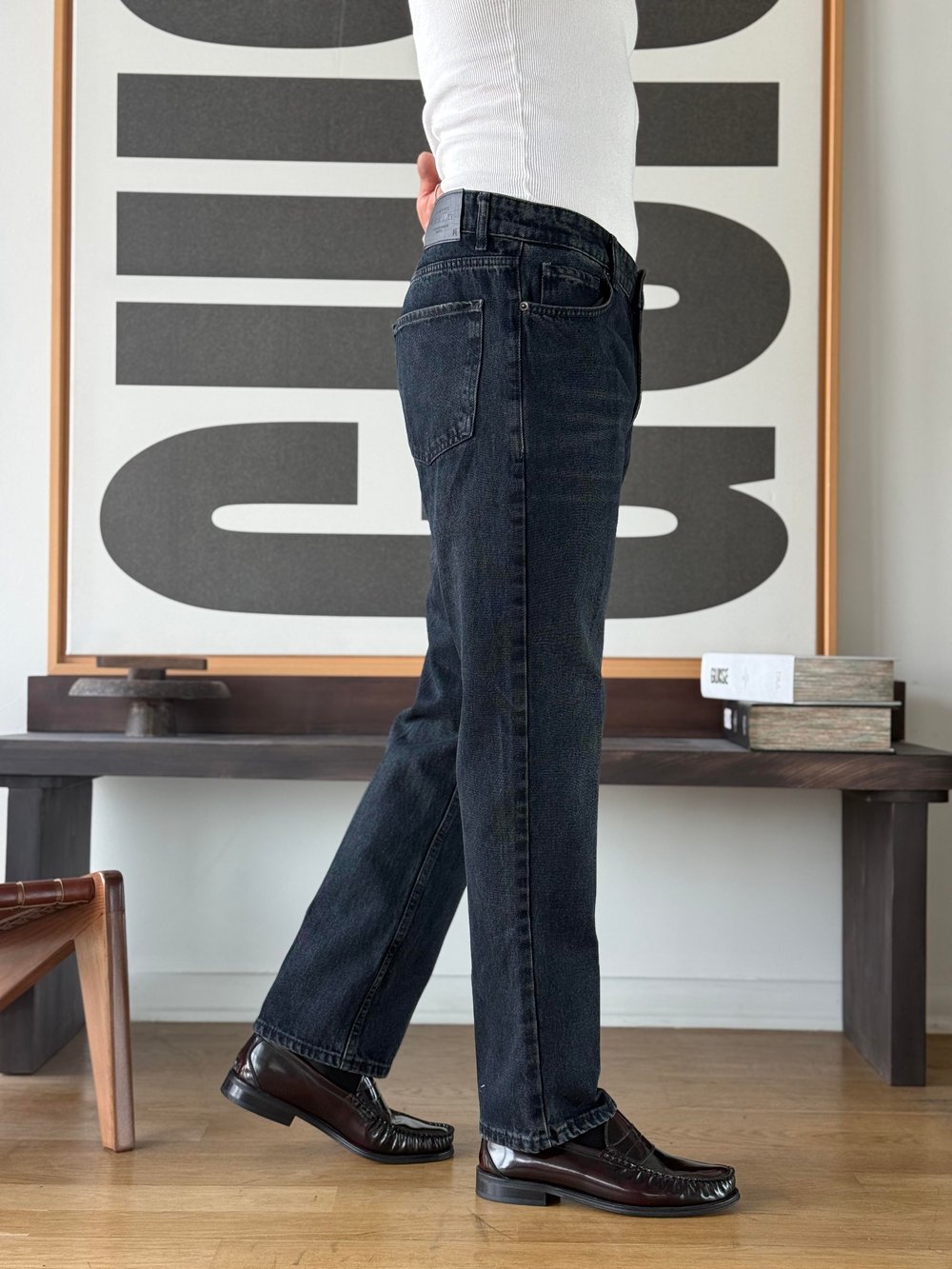 Vintal 80s Smoke Baggy Jean