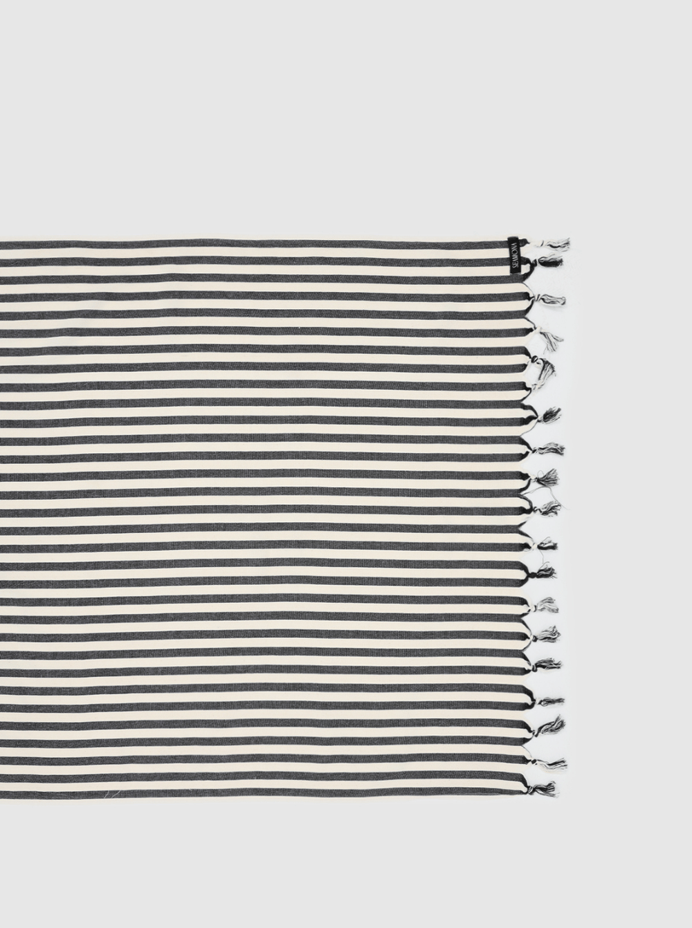 Colorful Striped Pestemals - Black