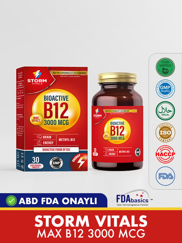 Max B12 3000MCG