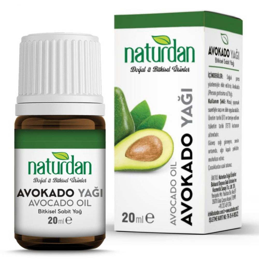 AVOKADO YAĞI 20 ml NATURDAN