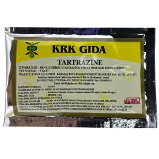 SARI TOZ GIDA BOYASI 9 g KRK GIDA