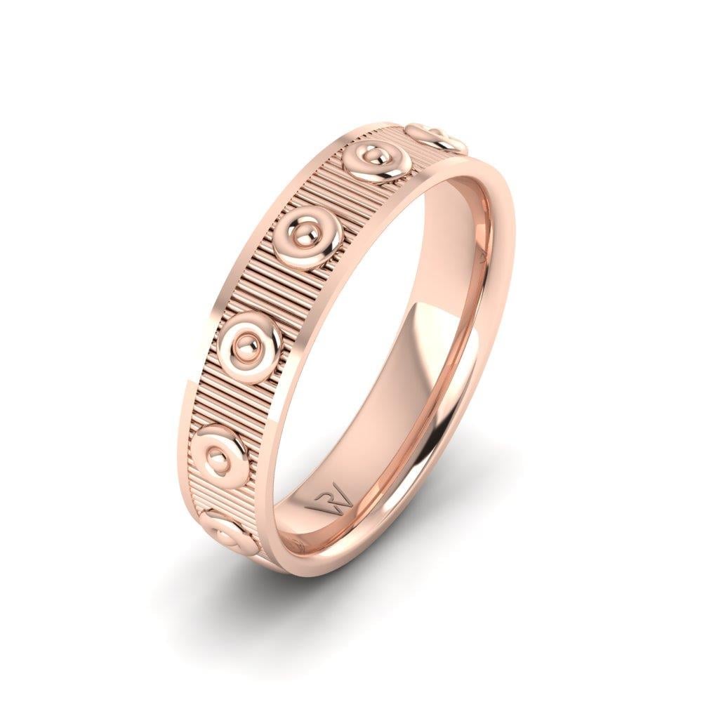 Endlessio Modern Erkek Alyans Rose Altın
