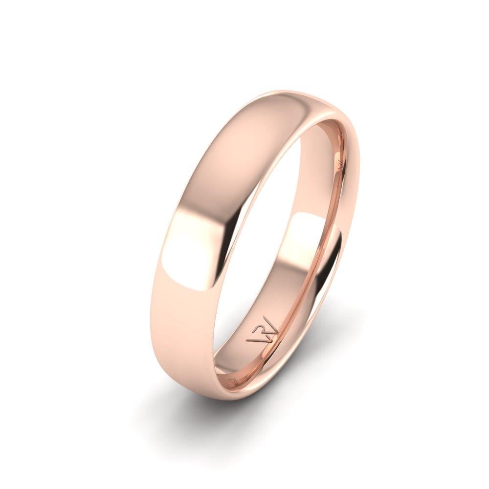 Infinitevow Rose Altın Erkek Klasik Alyans
