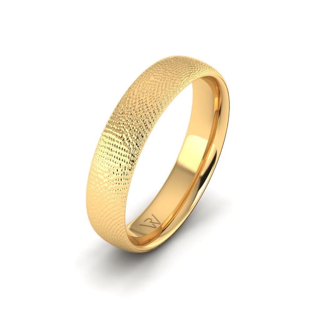 Lovepulse Modern Erkek Alyans Sarı Altın