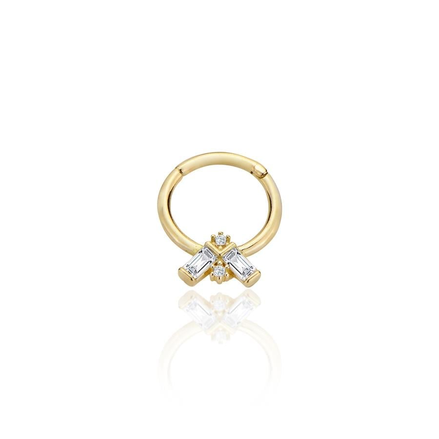 Zirkon Damla Işık Piercing