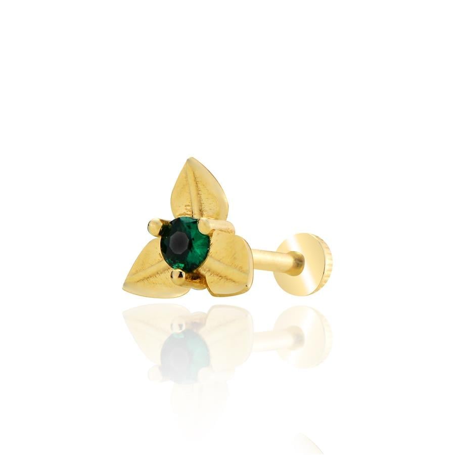 Fuşya Zirkon Piercing