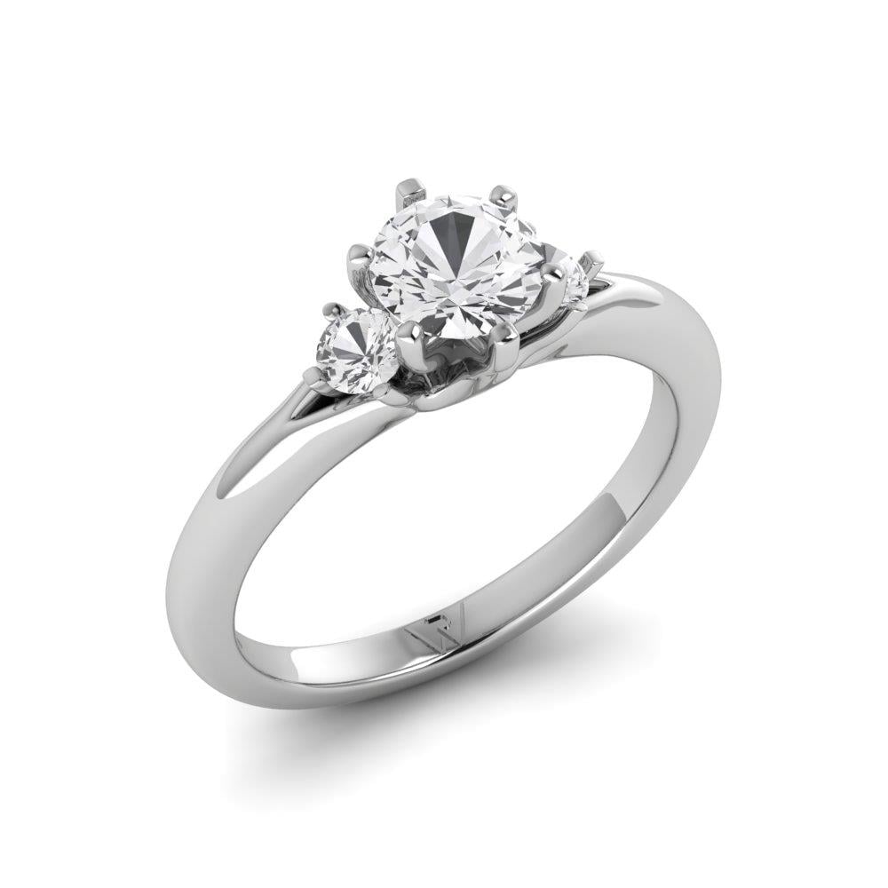 Solitaires Galante Or Blanc Diamant 0.75 ct