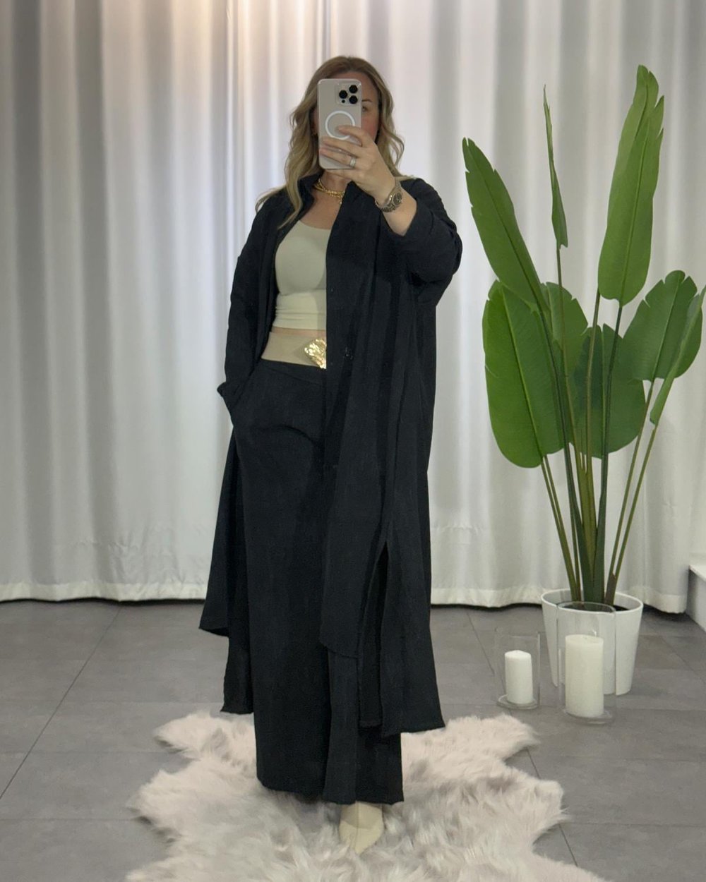 Dora Tasarım Takım Siyah