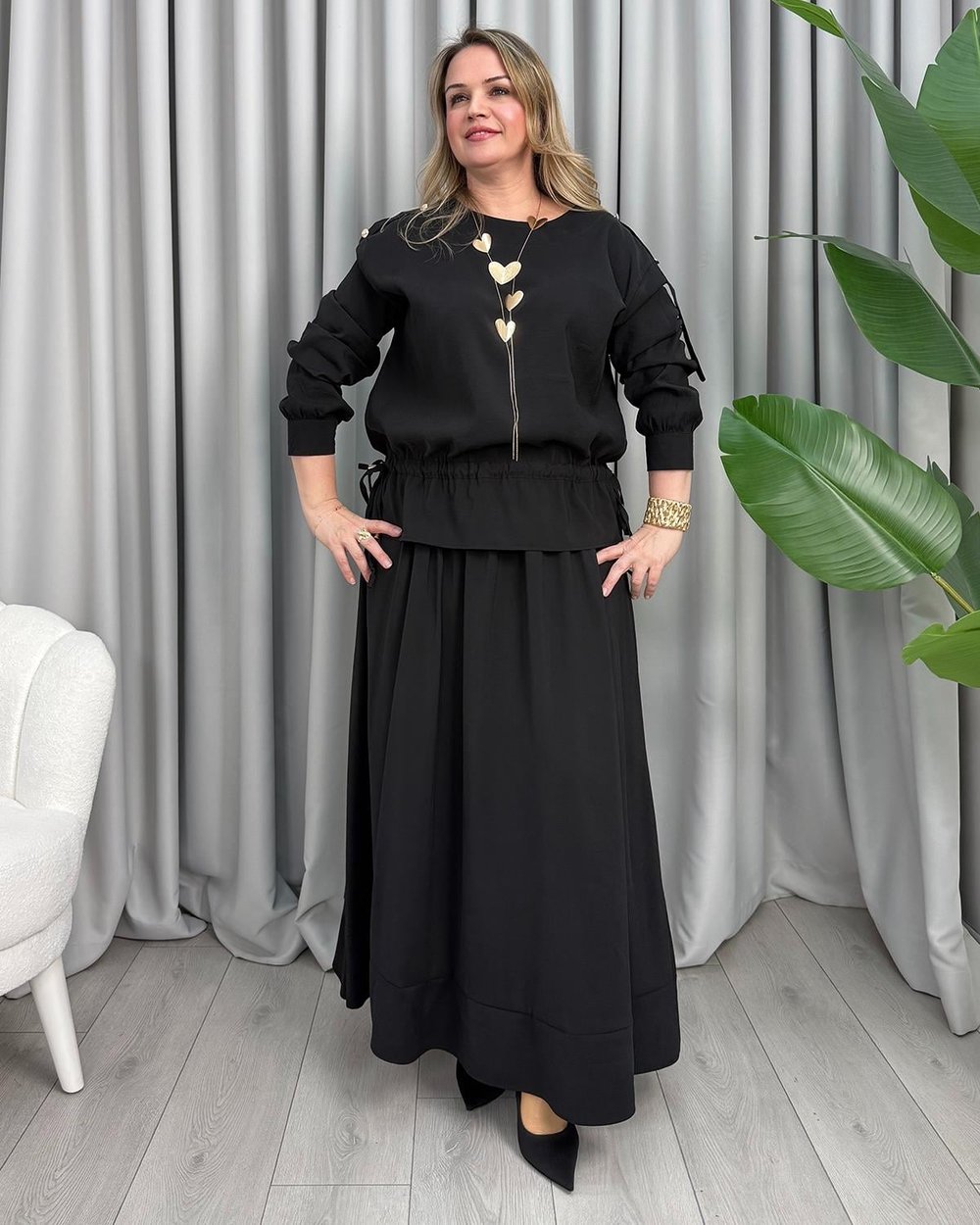 Gala Tasarım Takım Siyah