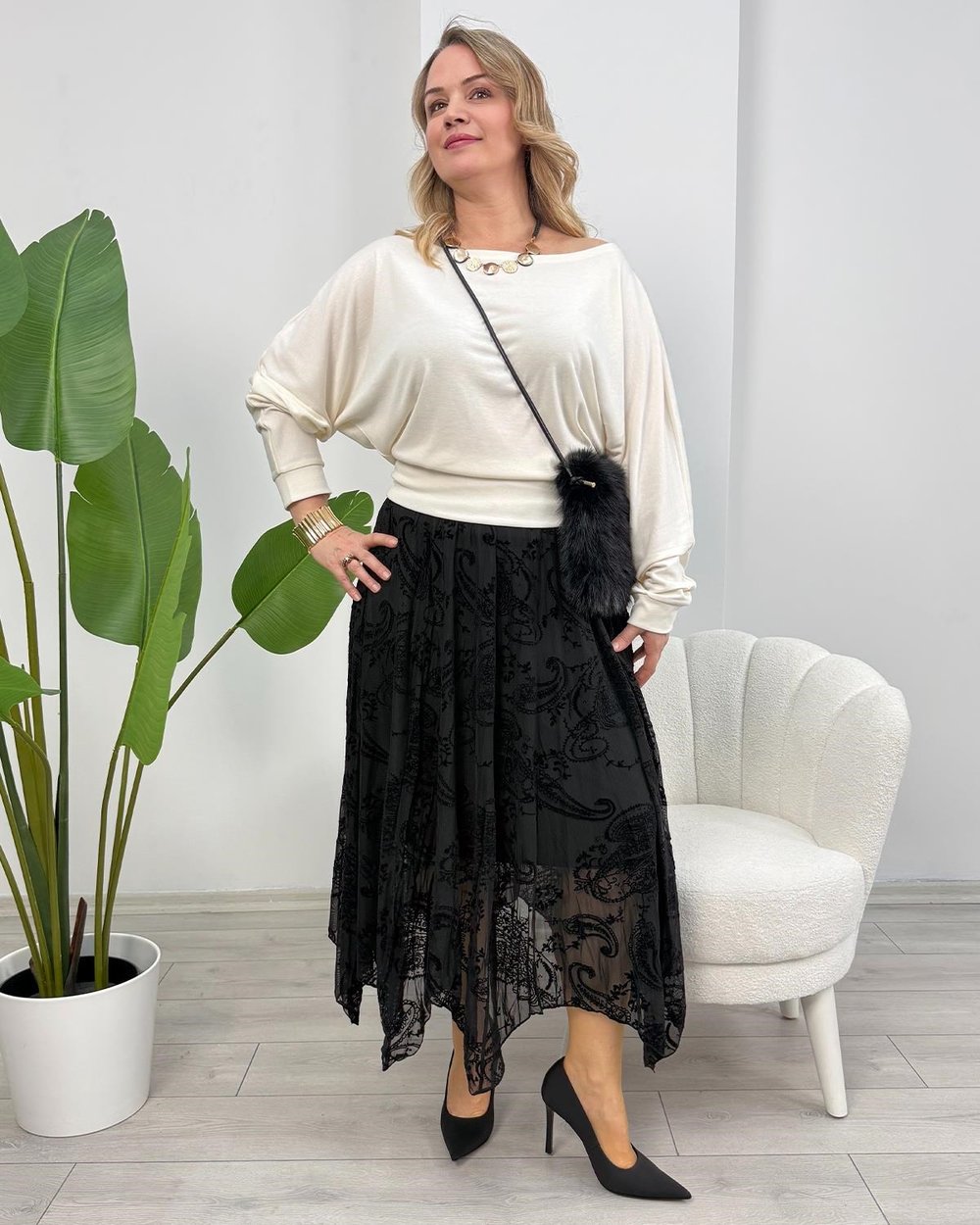 Klora Etek Siyah