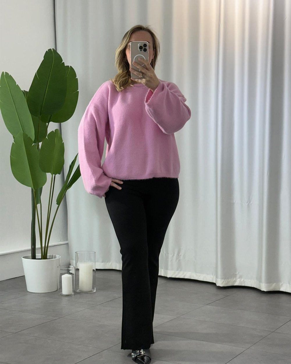 Orjinal Marka Massi Yumoş Kazak Toz Pembe