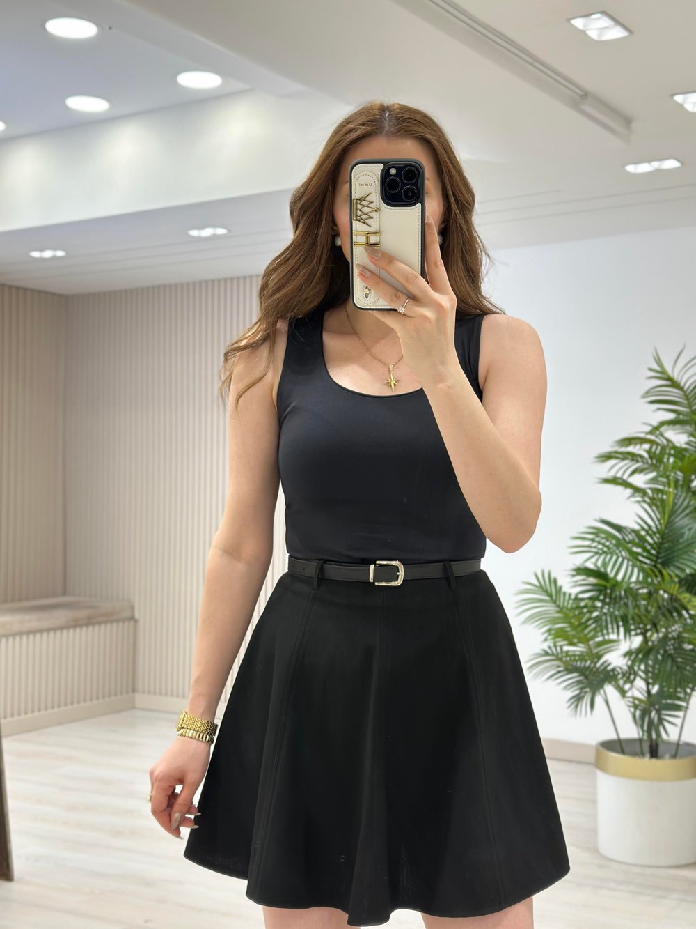 Kalın Askılı Marka Model Atlet Siyah