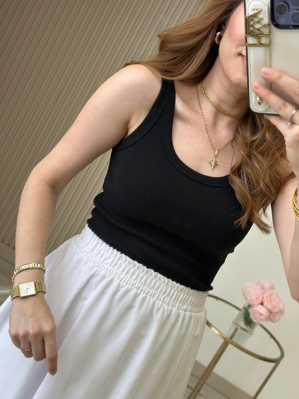 Orj. Marka Fitilli Kalın Askılı Basıc Siyah