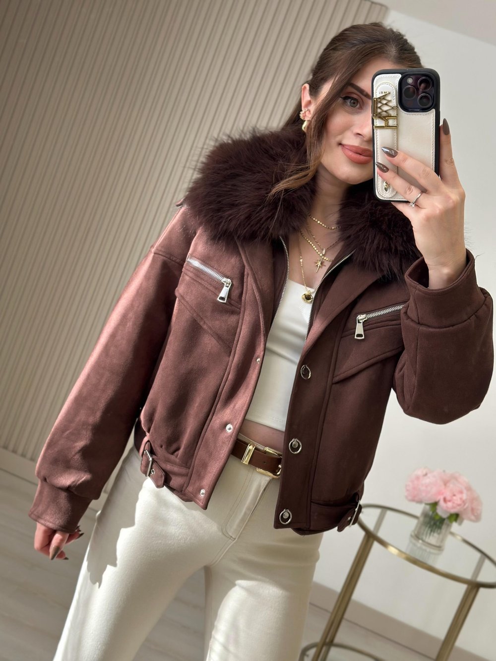 Robin Süet İçi Peluş Dolgulu Mont Taba