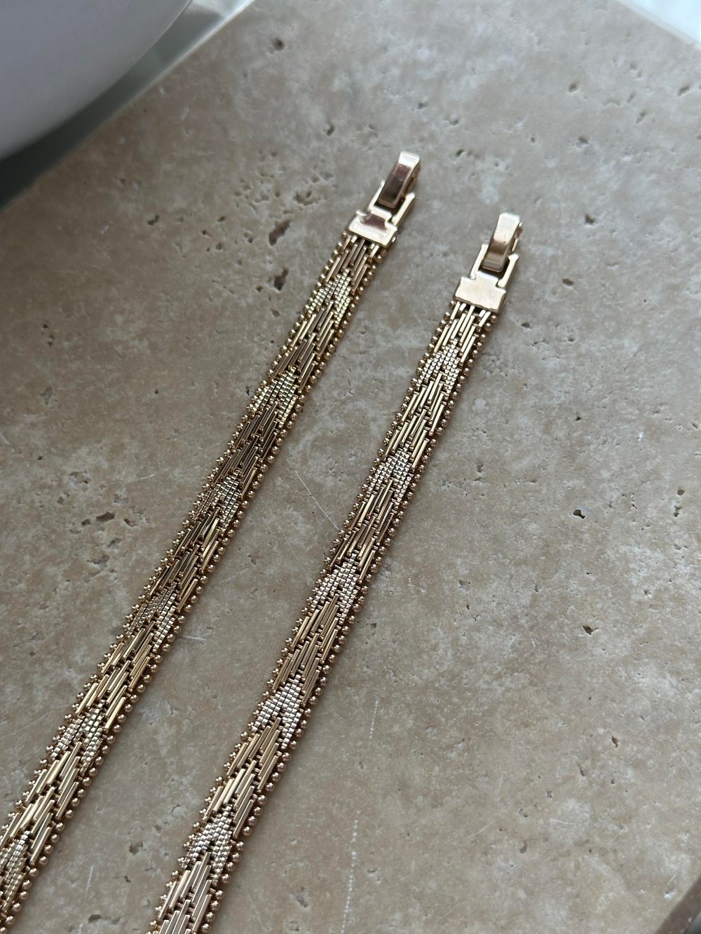 Xupıng Hasır Rose Gold İnce Bileklik 
