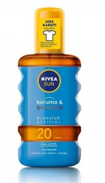 NIVEA Sun Koruma-bronzluk Yağ Spf 20 200 Ml