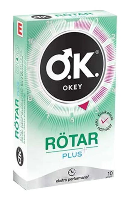 Okey Rötar Plus Prezervatif 10 Adet